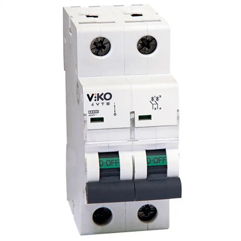 Автоматичний вимикач Viko, 2C, 20А, 4,5 кА, 4VTB-2C20 купити недорого в Україні, фото 1