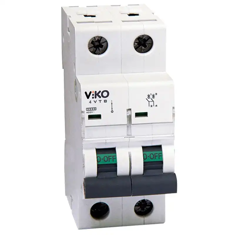 Автоматичний вимикач Viko, 2C, 50А, 4,5 кА, 4VTB-2C50 купити недорого в Україні, фото 1