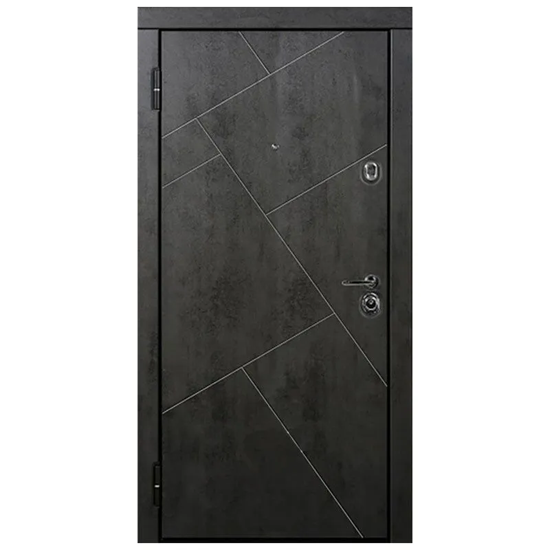Двері металеві Статус Стандарт FS-1037, 860х2050 мм, сланець темний вінорит, ліві купити недорого в Україні, фото 1