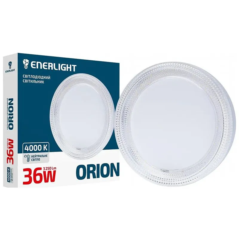 Светильник потолочный светодиодный Enerlight Orion, 36 Вт, 4000 K, ORION36SMD90N купить недорого в Украине, фото 2