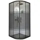 Кабіна душова Aquaform Nigra Spagetti Black, 900x900x1850 мм, з піддоном, 110-40181U купити недорого в Україні, фото 1