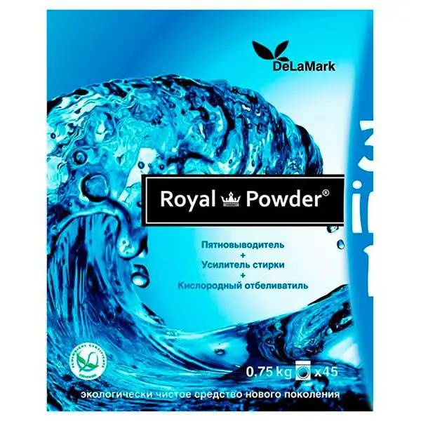 Усилитель для ручной и машинной стирки De La Mark Royal Powder, 750 г, 50717149 купить недорого в Украине, фото 1