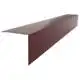 Планка внутрішніх кутів RAL 3005, 2 м, темне бордо, 17596 купити недорого в Україні, фото 1