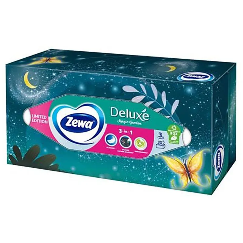 Серветки косметичні Zewa Soft&Strong, 90 шт, 28420 купити недорого в Україні, фото 2
