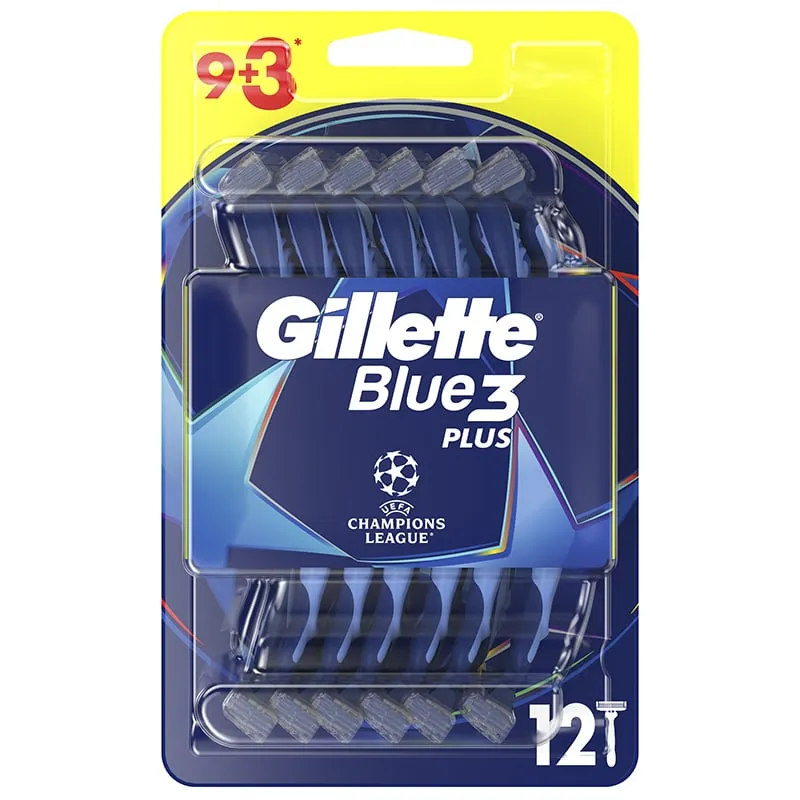 Бритви одноразові чоловічі Gillette Blue 3 Comfort Plus, 12 шт, фото 2 Бритви одноразові чоловічі Gillette Blue 3 Comfort Plus, 12 шт купити недорого в Україні, фото 2
