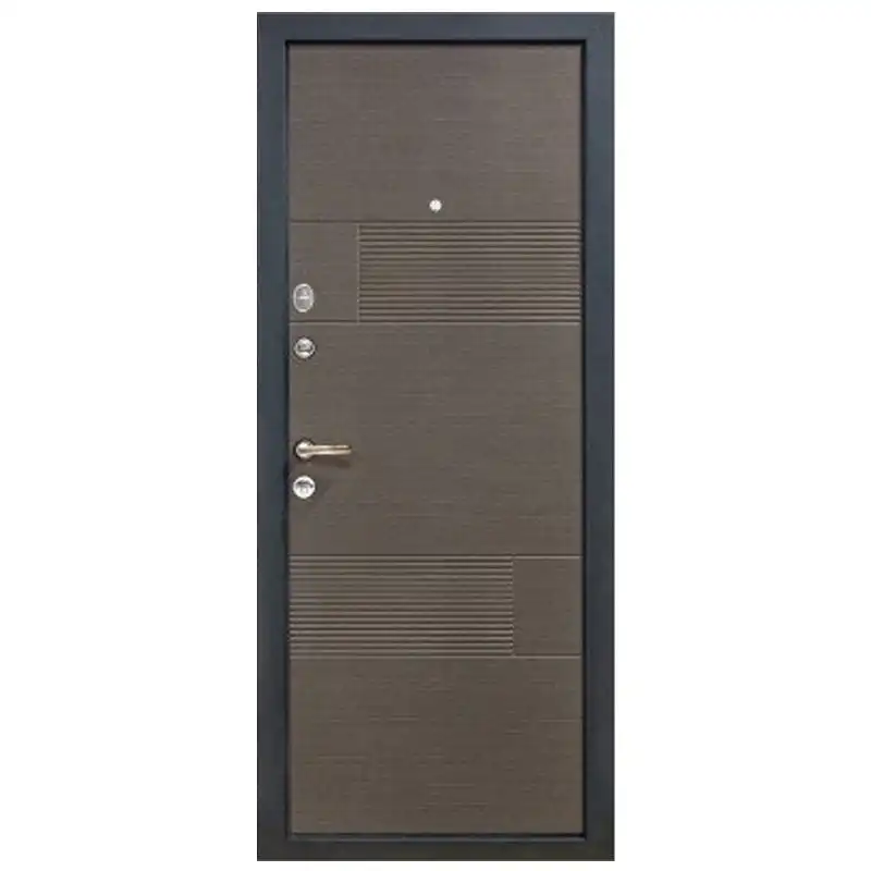 Двері вхідні Міністерство дверей ПО-58, 860х2050 мм, венге сірий горизонт, праві купити недорого в Україні, фото 2