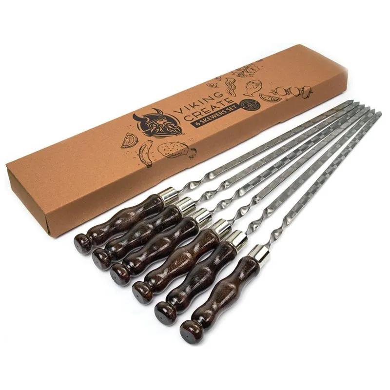 Подарунковий набір шампурів Viking Create Skewers Set, 6 шт, CC-027 купити недорого в Україні, фото 2