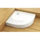 Поддон Aquaform Plus 550, 900х900х160 мм, полукруглый, панель + слив 90, 210-06919 купить недорого в Украине, фото 2
