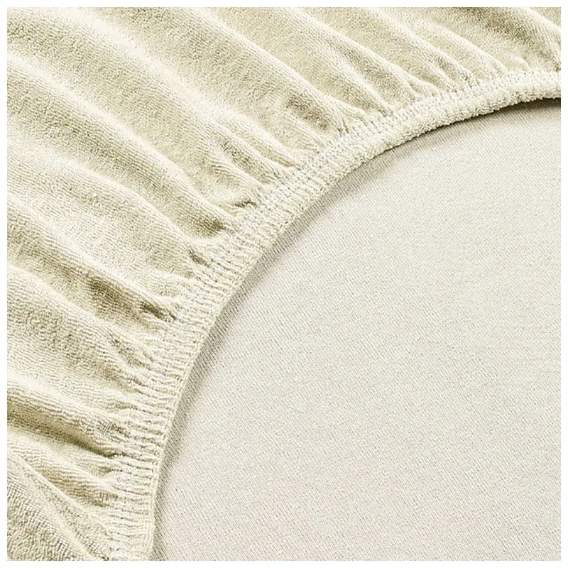 Простынь махровая Home Line Васильки, 90х200 см, светло-бежевый, 193953 купить недорого в Украине, фото 2