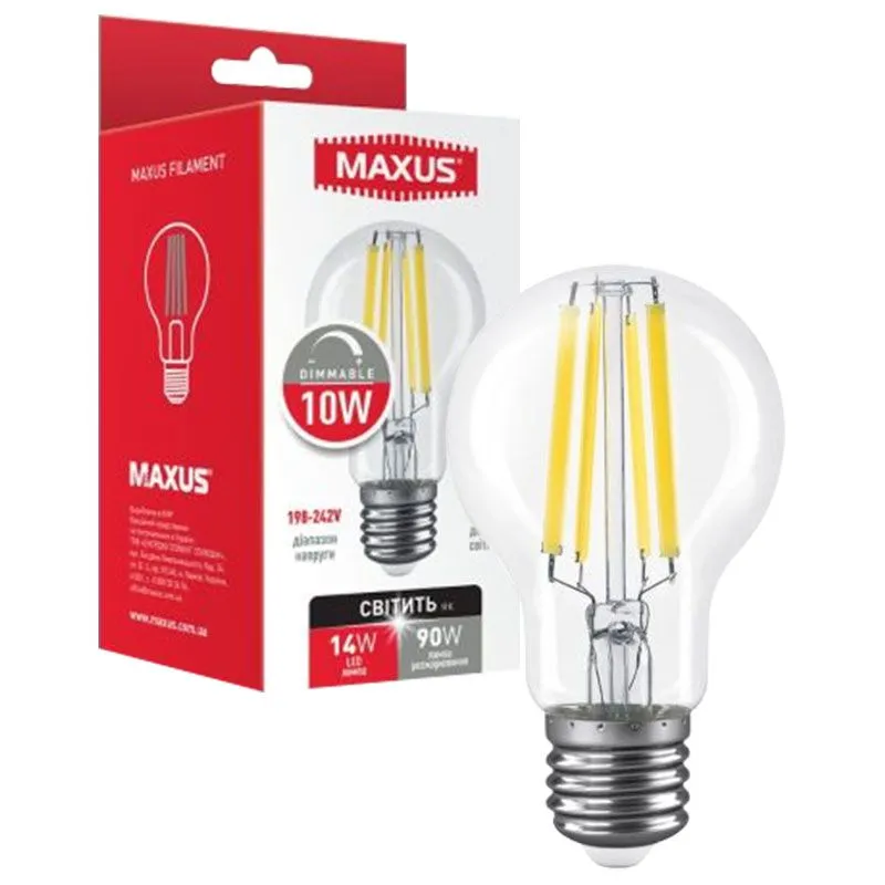 Лампа светодиодная Maxus Clear DIM, 10 Вт, 4100 K, 1-MFM-765 купить недорого в Украине, фото 2