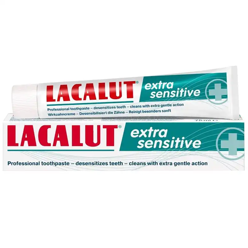 Зубная паста Lacalut Extra Sensitive, 75 мл, 546147 купить недорого в Украине, фото 2