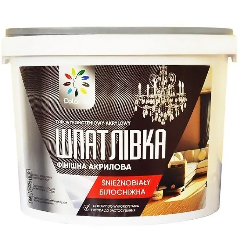 Шпатлівка Colorina Фініш, 16 кг купити недорого в Україні, фото 1