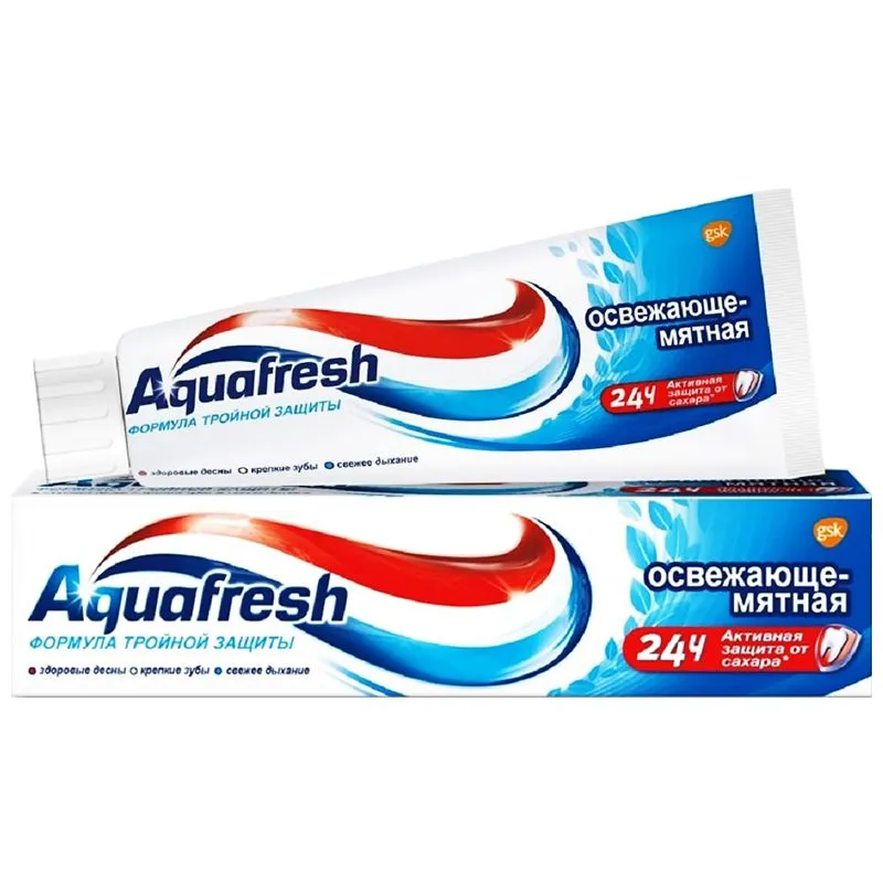 Зубна паста Aquafresh Освіжаюча - м'ятна, 50 мл купити недорого в Україні, фото 1