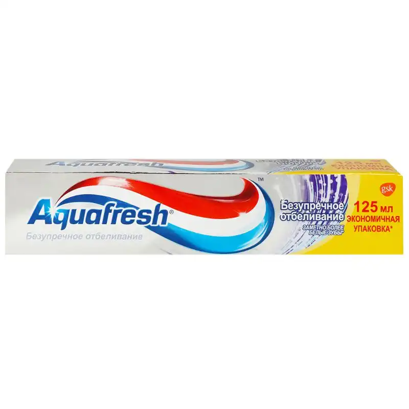 Зубная паста Aquafresh Безупречная белизна, 125 мл, 70623 купить недорого в Украине, фото 2