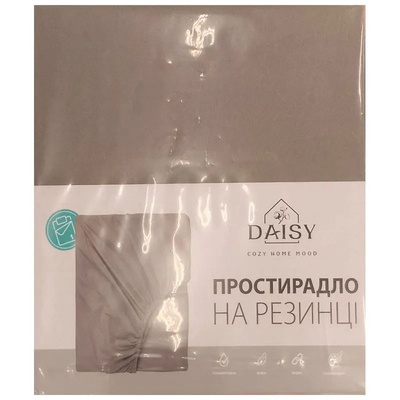Простирадло на гумці Biltex Dried Sage 17-0208, 90х200+25 см, мікрофібра, фото 1 Простирадло на гумці Biltex Dried Sage 17-0208, 90х200+25 см, мікрофібра купити недорого в Україні, фото 1