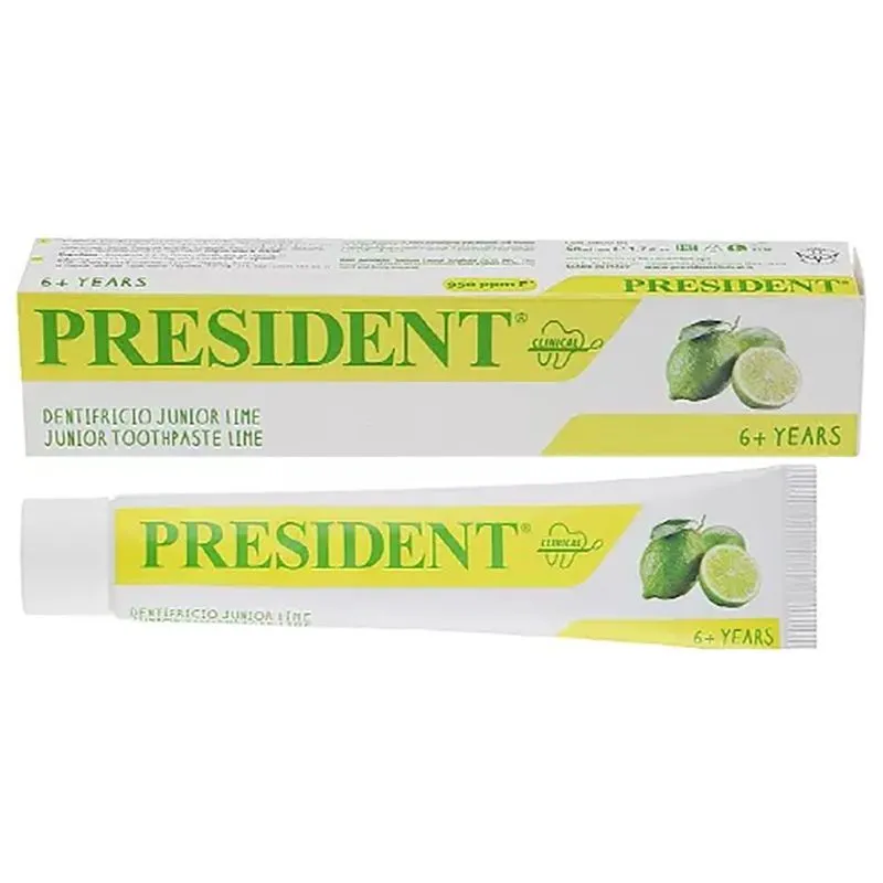 Зубная паста PresiDENT Clinical Junior Lime 6+, 50 мл купить недорого в Украине, фото 1