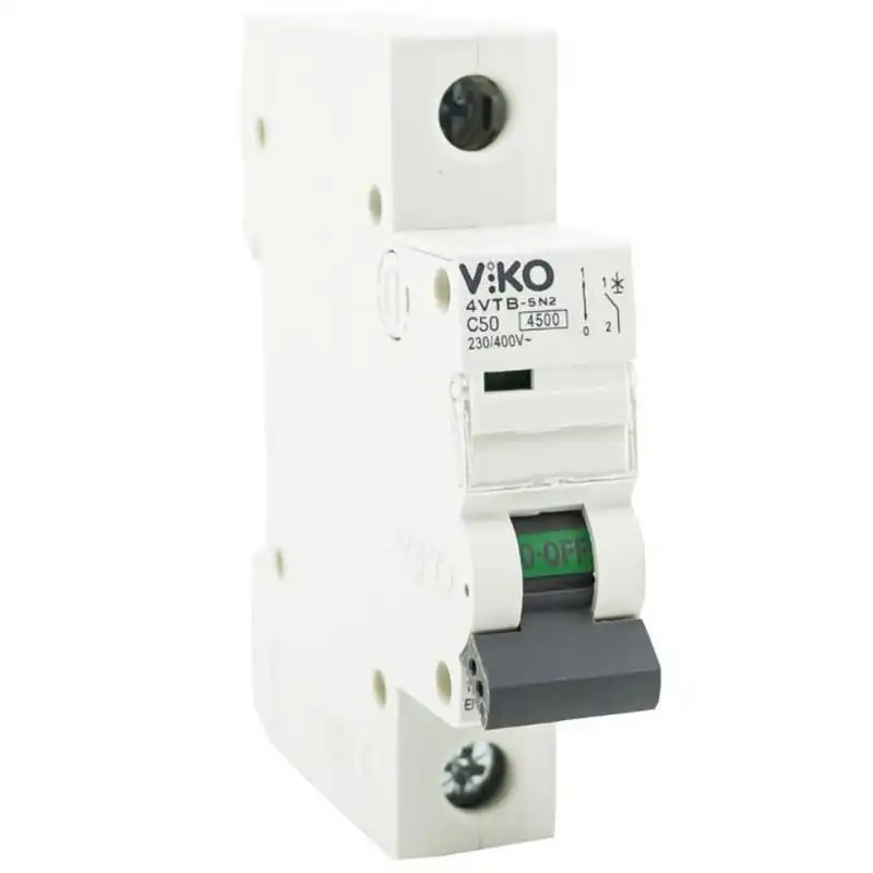 Автоматический выключатель Viko, 1C, 50А, 4,5кА, 230/400V, 4VTB-1C50 купить недорого в Украине, фото 1