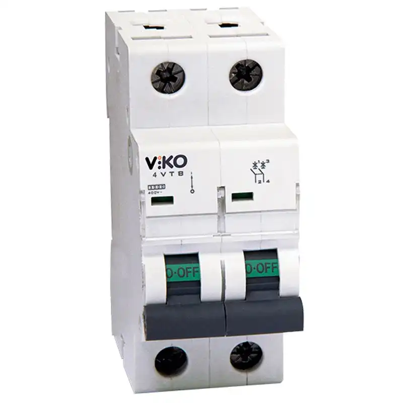 Автоматический выключатель Viko, 2C, 10А, 4,5 кА, 4VTB-2C10 купить недорого в Украине, фото 1