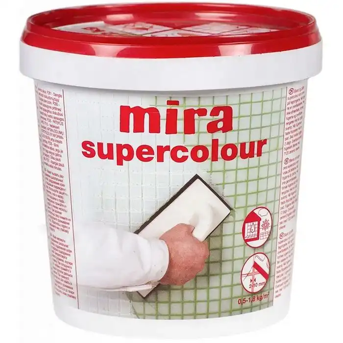 Фуга Mira Supercolour 100, 1,2 кг, білий купити недорого в Україні, фото 1