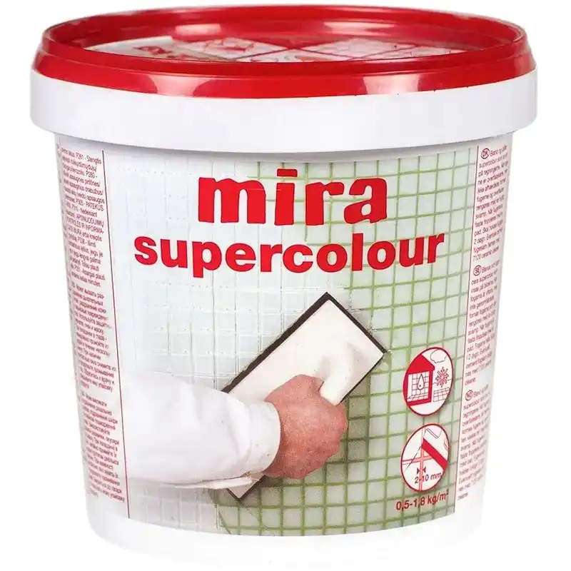 Фуга Mira Supercolour 120, 1,2 кг, сірий купити недорого в Україні, фото 1