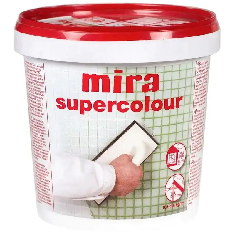 Фуга Mira Supercolour 132, 1,2 кг, темний бежевий купити недорого в Україні, фото 1