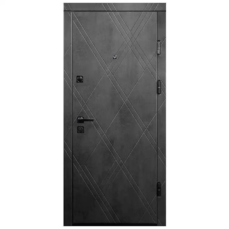 Двері Міністерство дверей ПК-266+Q, 860х2050 мм, бетон темний, праві купити недорого в Україні, фото 1