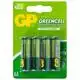 Батарейка GP Batteries Greencell, 1.5V, солевая, 15G-2UE4 R6, AA , 4шт., фото 1 Батарейка GP Batteries Greencell, 1.5V, солевая, 15G-2UE4 R6, AA , 4шт. купить недорого в Украине, фото 1
