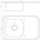 Мойка кухонная Mira Decor MR 7549 D, 750х490х180 мм, фото 2 Мойка кухонная Mira Decor MR 7549 D, 750х490х180 мм купить недорого в Украине, фото 2
