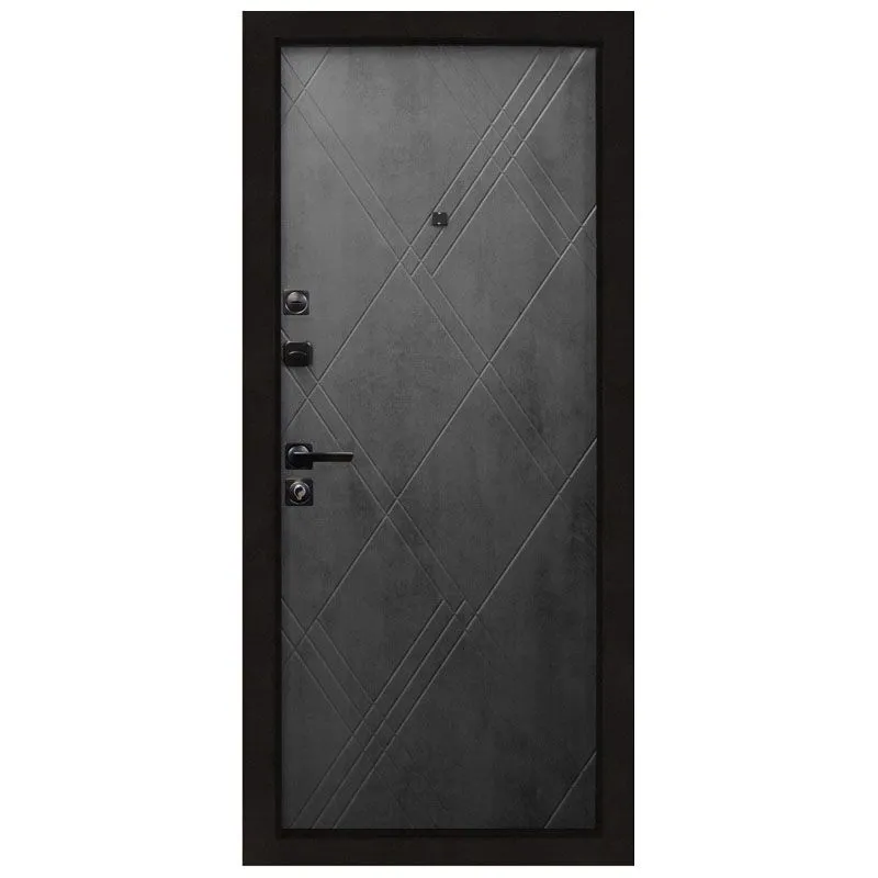Двері вхідні Міністерство дверей ПК-266+Q, 960х2050 мм, бетон темний, ліві купити недорого в Україні, фото 2