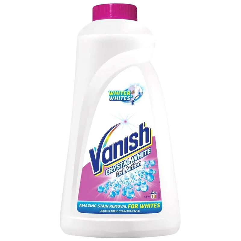 Засіб для виведення плям Vanish Oxi Інтелект Plus White, 1 л, 8090044 купити недорого в Україні, фото 1
