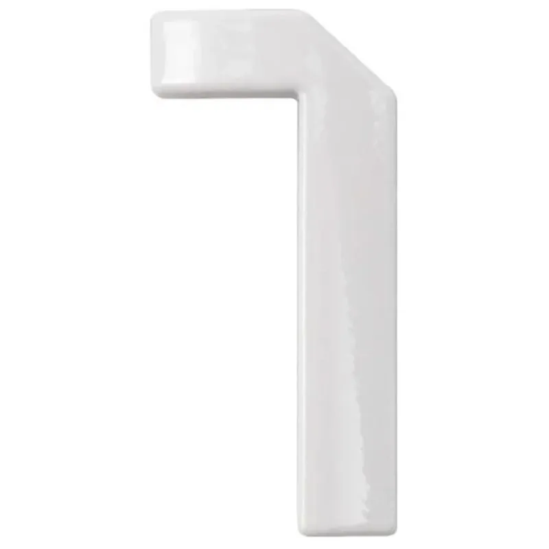 Цифра Arino №1, 45х22х5 мм, білий, 67688 купити недорого в Україні, фото 1