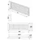 Решётка Vents МВ 450 Р, 462х124 мм, коричневый, фото 2 Решётка Vents МВ 450 Р, 462х124 мм, коричневый купить недорого в Украине, фото 2