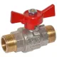 Кран шаровой Bonomi, 1/2", наружная/наружная, 7647, фото 1 Кран шаровой Bonomi, 1/2", наружная/наружная, 7647 купить недорого в Украине, фото 1