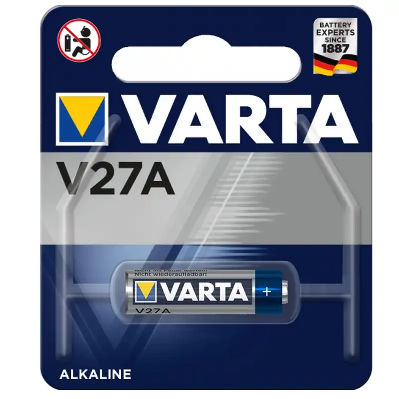 Батарейка VARTA ALKALINE V 27 A BLI 1, 04227101401 купити недорого в Україні, фото 1