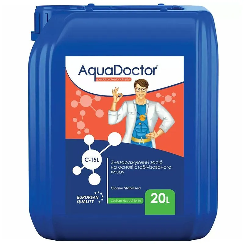 Гидрохлорид натрия AquaDoctor C-15L-20, 20 л купить недорого в Украине, фото 1