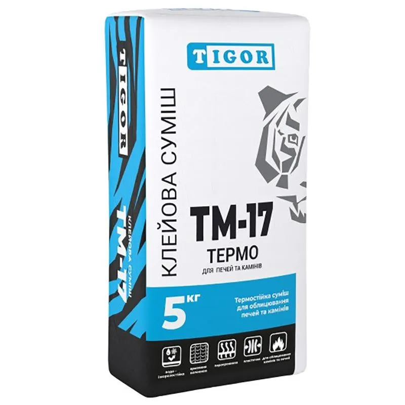 Клей Tigor ТМ-17 Термо, до +160°C, 5 кг купить недорого в Украине, фото 1