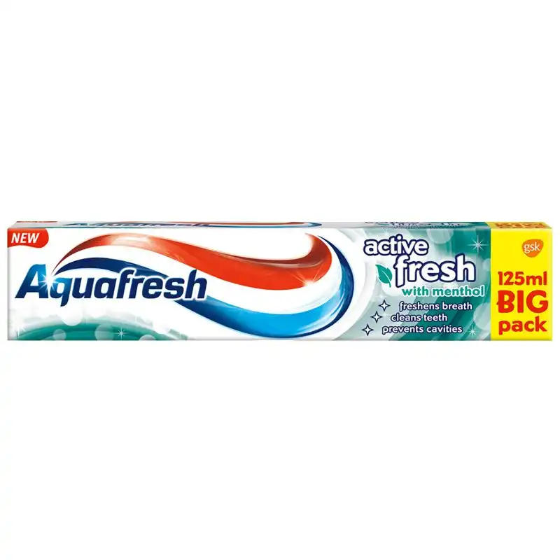 Зубная паста Aquafresh Заряд свежести, 125 мл, 087041 купить недорого в Украине, фото 1