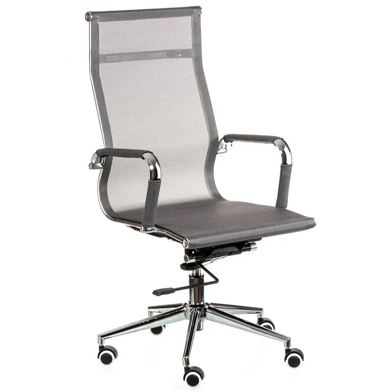 Крісло офісне Special4You Solano mesh, сірий, E6033 купити недорого в Україні, фото 1