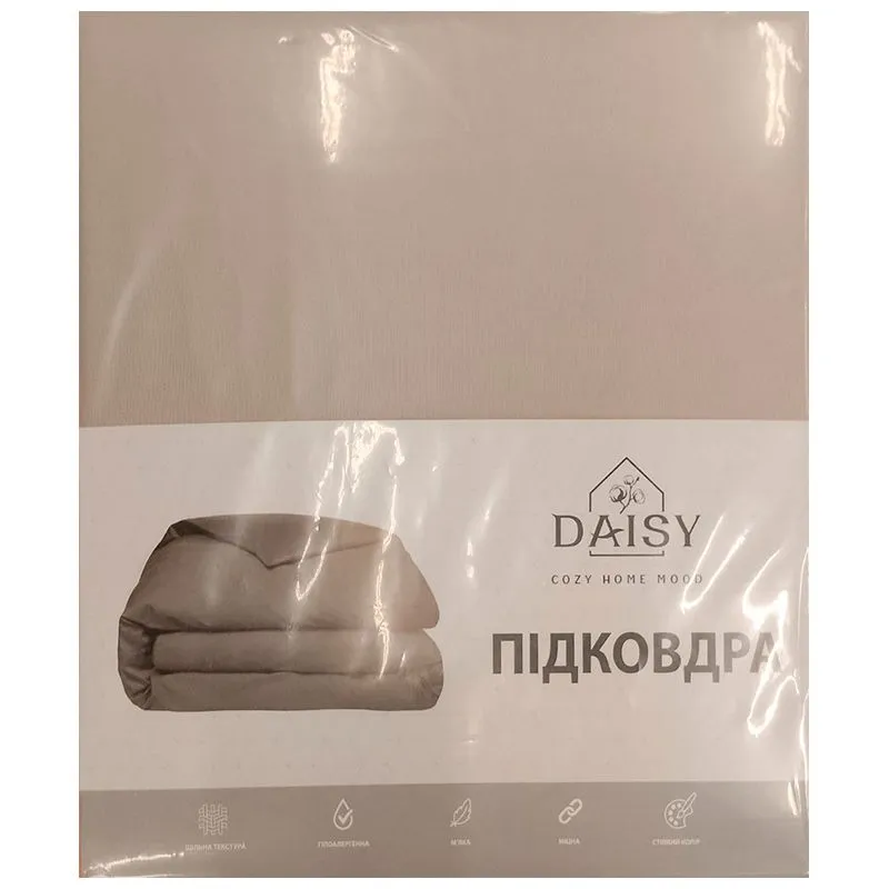 Підковдра Biltex Gray Morn 13-0403, 180х215 см, мікрофібра, фото 1 Підковдра Biltex Gray Morn 13-0403, 180х215 см, мікрофібра купити недорого в Україні, фото 1