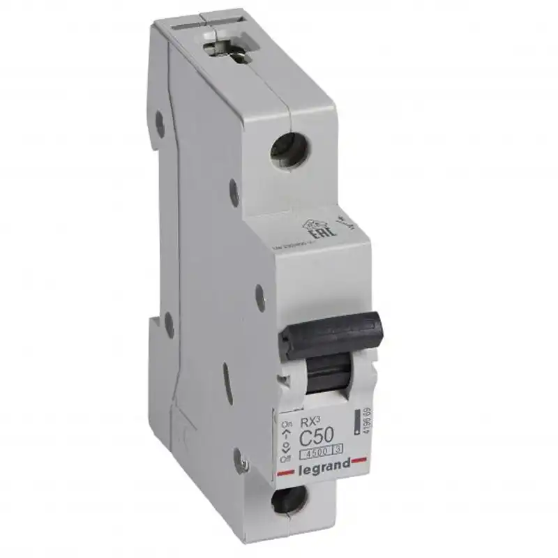 Автоматичний вимикач Legrand, RX3, 4,5 кА, 50А, 1П, C, 419669 купити недорого в Україні, фото 1