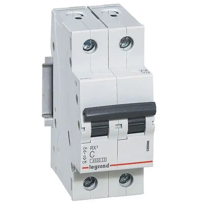 Автоматичний вимикач Legrand, RX3, 4,5 кА, 16А, 2П, C, 419697 купити недорого в Україні, фото 1