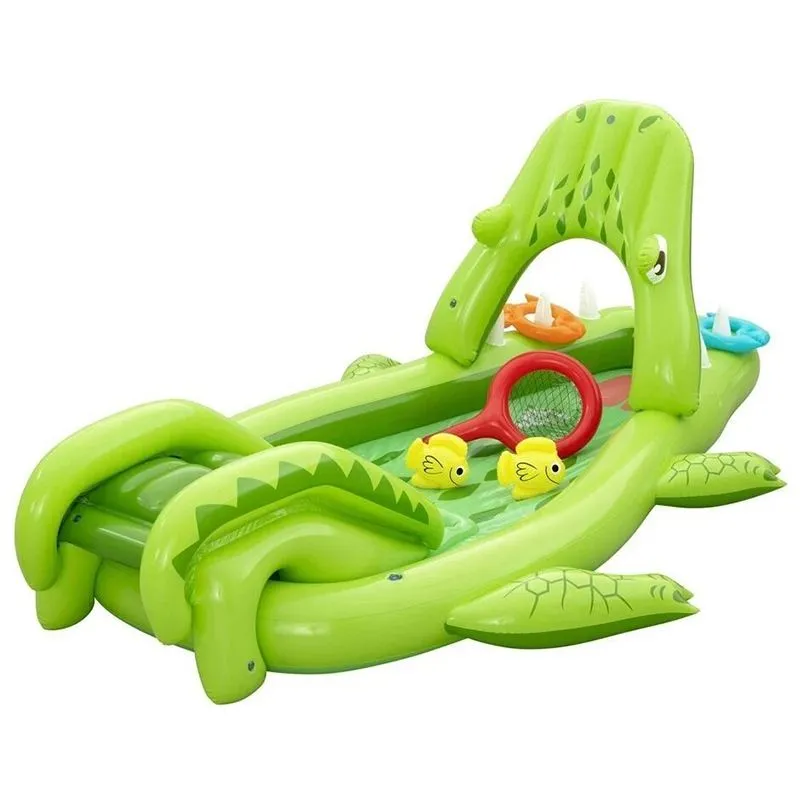 Надувной игрушечный центр Bestway Аллигатор, 2,34x 1,63x0,87 см, 2+, 53169 купить недорого в Украине, фото 2