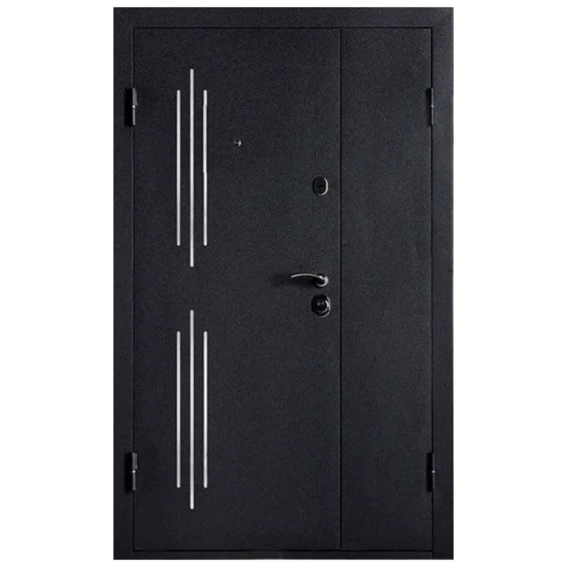 дверь входная Двери БЦ Драгобрат, 1200x2050 мм, мрамор/черный, левая купить недорого в Украине, фото 1