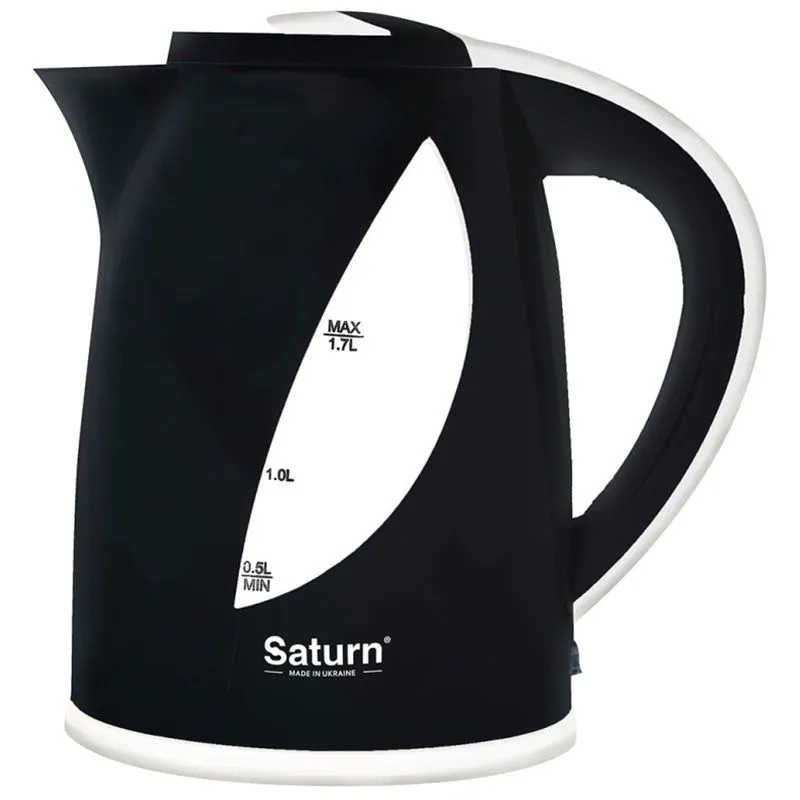 Чайник електричний Saturn ST-EK8437U Black/White купити недорого в Україні, фото 1