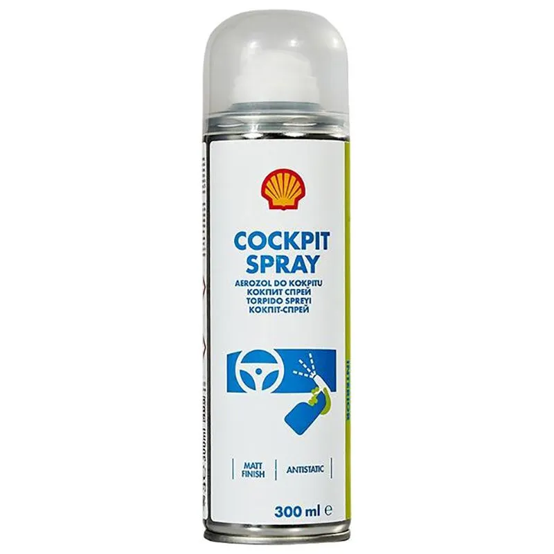 Очищувач панелі приладів Shell Cockpit Spray, 0,3 л, ТОВ-У513513 купити недорого в Україні, фото 1