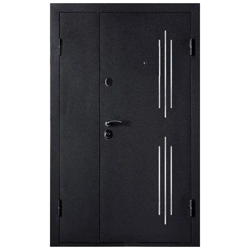 дверь входная Двери БЦ Драгобрат, 1200x2050 мм, мрамор/черный, правая купить недорого в Украине, фото 1