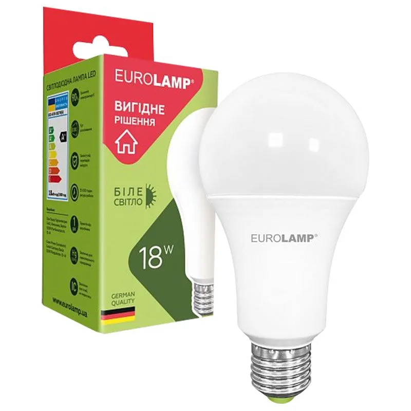 Светодиодная лампа Eurolamp, 18 Вт, LED-A70-18274(A) купить недорого в Украине, фото 2