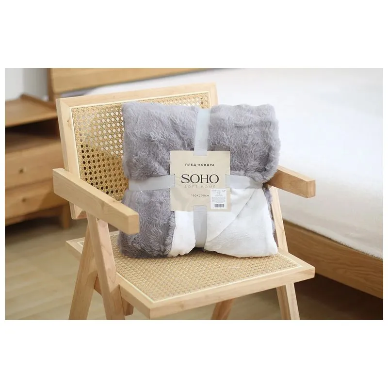 Плед-ковдра Soho Vip Gray, 200х220 см, 7119116 купити недорого в Україні, фото 2