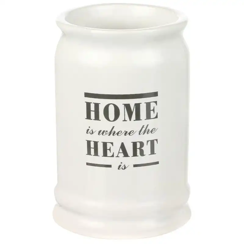 Склянка для зубних щіток Trento Home Heart, кераміка купити недорого в Україні, фото 1