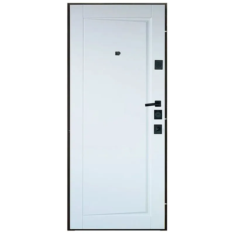 Двері вхідні Магда 300/337 Тип-13, 960x2050 мм, темний хакі софт/супер мат білий, праві купити недорого в Україні, фото 2